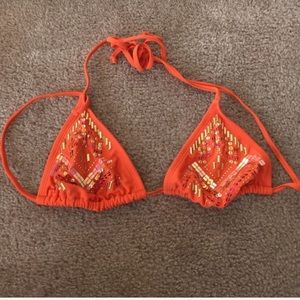 Xhilaration Swim - 3/$10🎉Orange Bedazzled String Bikini Top⭐️ Xhilaration Swim - 3/$10🎉Orange Bedazzled String Bikini Top⭐️